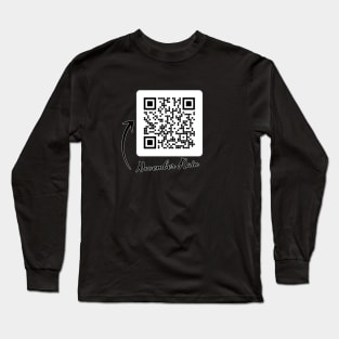 November Rain QR Code Long Sleeve T-Shirt